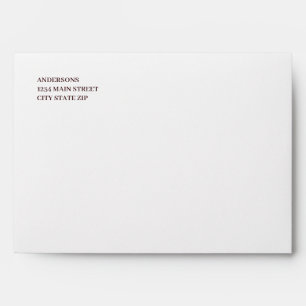 Simple Modern Halloween Party Invitation Envelope