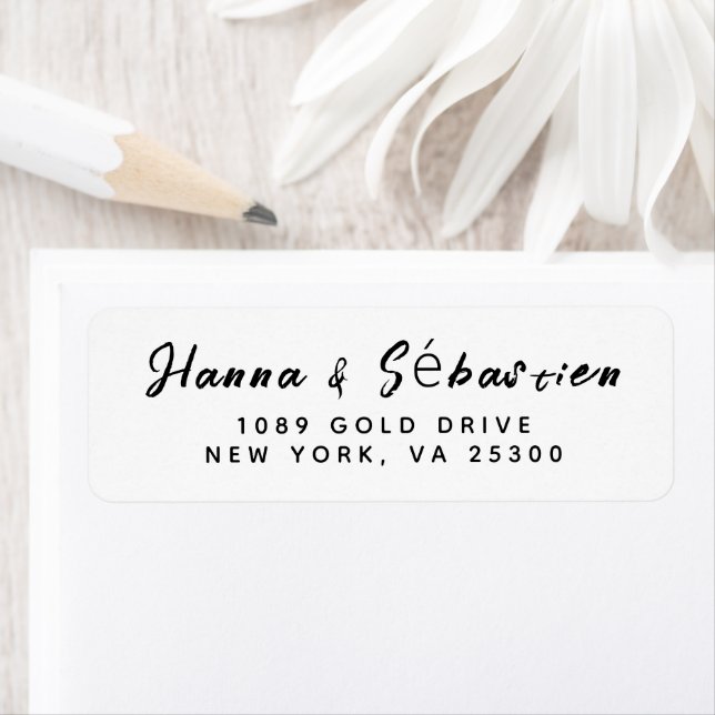 Simple Modern Hand Sketched Script Label (Insitu)