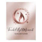 Simple Modern Handmade Honey Candle Business Card