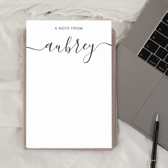Simple Modern Handwritten Calligraphy Post-it Notes (Creator Uploaded)