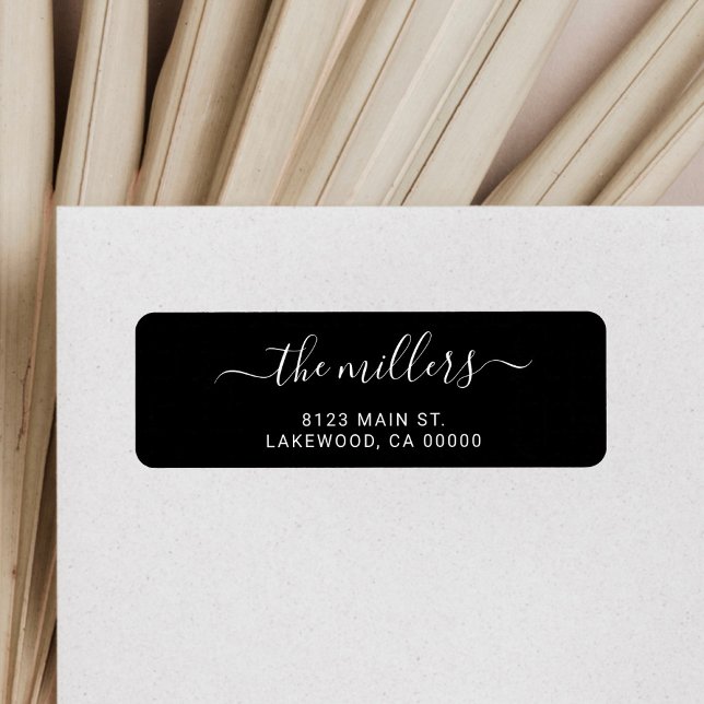 Simple Modern Handwritten Family Label (Creator Uploaded)