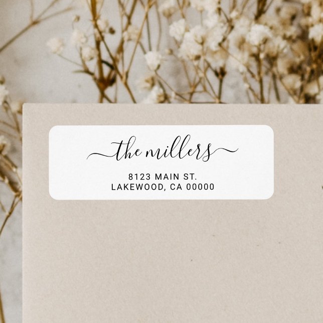 Simple Modern Handwritten Family Label (Creator Uploaded)