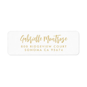 Simple Modern Handwritten Script Label