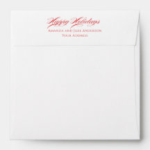 Simple Modern Happy Holidays 