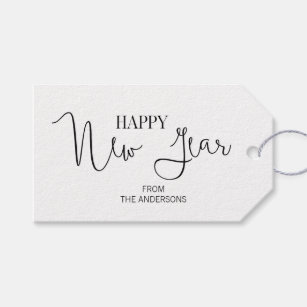 Happy New Year Gift Tags Printable