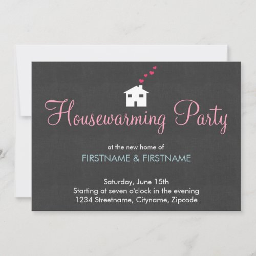 Simple Modern Housewarming Party Invitations