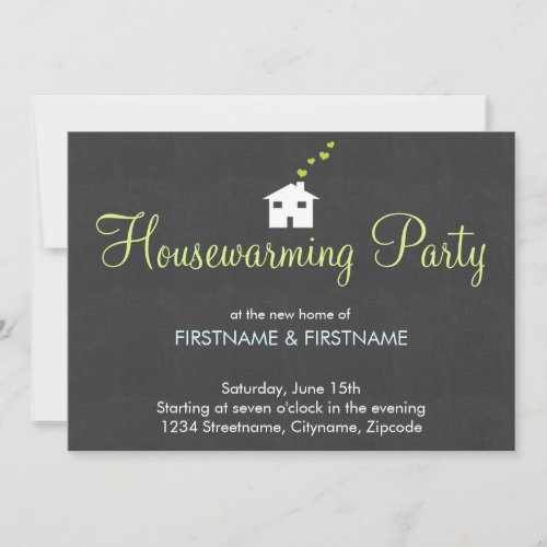 Simple Modern Housewarming Party Invitations