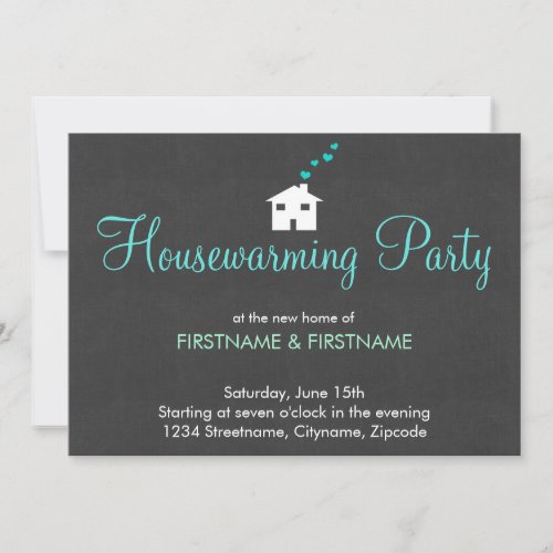 Simple Modern Housewarming Party Invitations