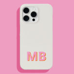 Simple Modern Initial Monogram iPhone 15 Pro Max Case<br><div class="desc">Simple Modern Initial Monogram Phone Case. Create your own personalized iPhone Case with custom initial name.</div>