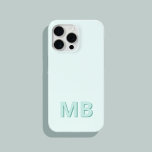 Simple Modern Initial Monogram iPhone 15 Pro Max Case<br><div class="desc">Simple Modern Initial Monogram Phone Case. Create your own personalized iPhone Case with custom initial name.</div>
