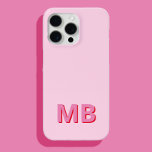 Simple Modern Initial Monogram iPhone 15 Pro Max Case<br><div class="desc">Simple Modern Initial Monogram Phone Case. Create your own personalized iPhone Case with custom initial name.</div>