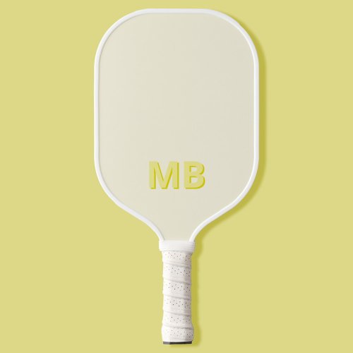 Simple Modern Initial Monogram Pickleball Paddle