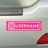Simple modern instagram social media neon pink