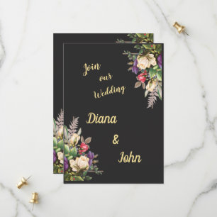 Simple modern invitation, simple, minimalist save the date