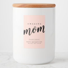 Simple Modern Jar/Container Label for Mom