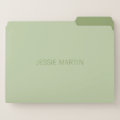 Simple Modern Light green File Folder | Zazzle