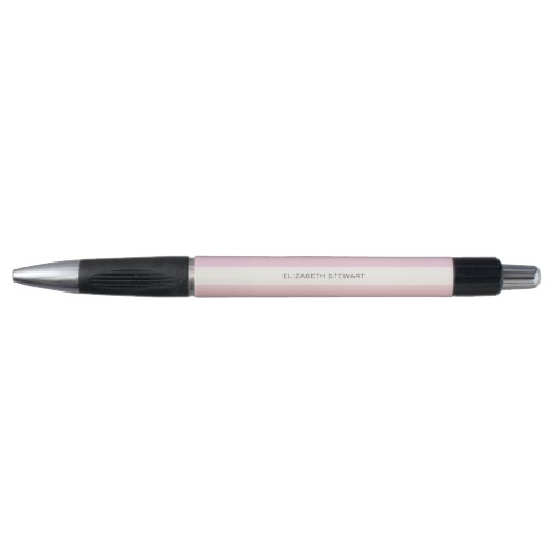 Simple Modern Light Pink and Coral Name Pen