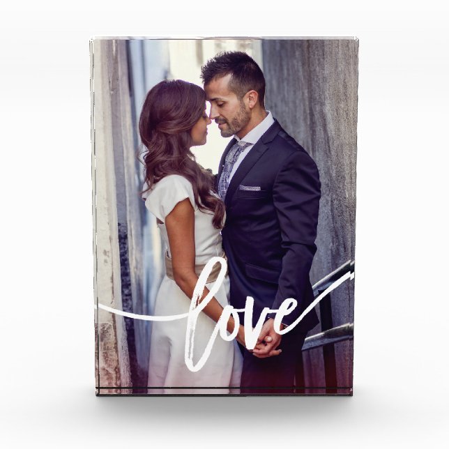 Simple Modern Love | Typography with Photo Block (Front)