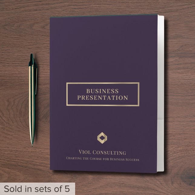 Simple Modern Luxe Pocket Folder (Creator Uploaded)