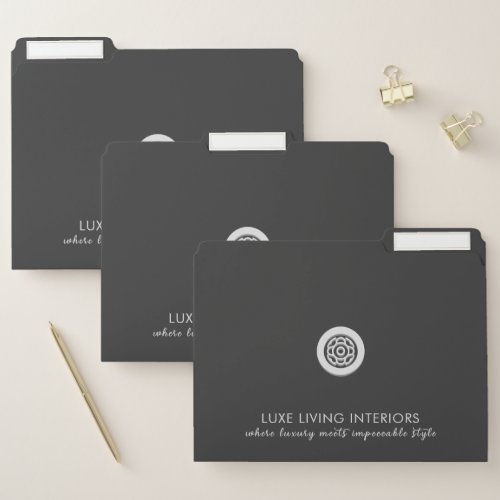Simple Modern Luxury Branded File Folder