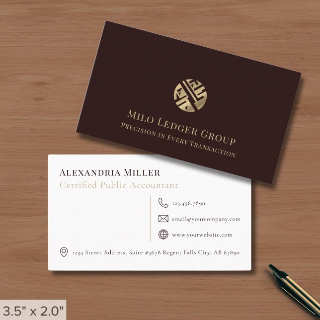 Simple Modern Luxury Business Card (Creator Uploaded)