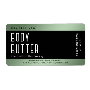 Simple modern luxury typography black label