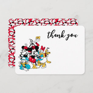 Simple Modern Mickey and Friends Baby Shower Invitation