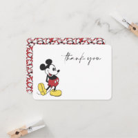 Simple Modern Mickey and Friends Baby Shower Invitation