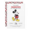 Simple Modern Mickey Mouse Birthday Invitation