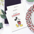Simple Modern Mickey Mouse Birthday Napkins