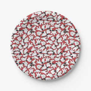 Simple Modern Mickey Mouse Birthday Paper Plates