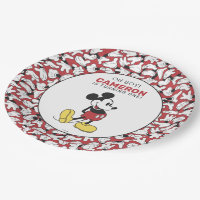 Simple Modern Mickey Mouse Birthday Napkins