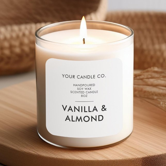 Simple Modern Minimal Candle Label (Creator Uploaded)