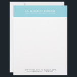 Simple Modern Minimal Family Doctor Letterhead<br><div class="desc">Simple Modern Minimal Family Doctor Letterhead</div>