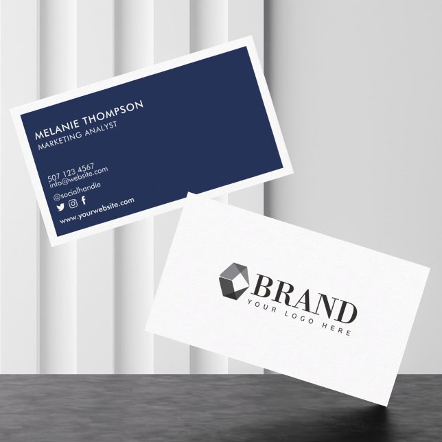 Simple Modern Minimal Luxury Professional Logo Business Card (Creator Uploaded)
