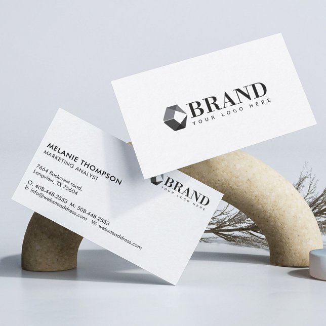 Simple Modern Minimal Luxury Professional Logo Business Card (Creator Uploaded)