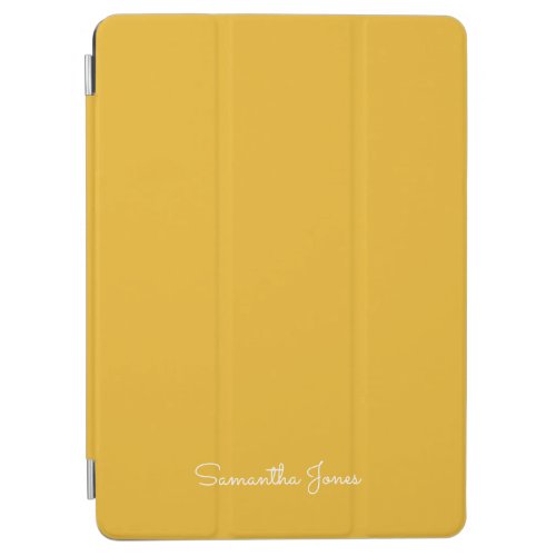 Simple Modern Minimal Ochre  iPad Air Cover