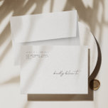 Simple Modern Minimalist A7 5x7 Wedding Envelope<br><div class="desc">Design features an handwritten font and modern minimalist design. Designed to coordinate with for the «ESSENTIALS» Wedding Invitation Collection. To change details,  click «Personalize». View the collection link on this page to see all of the matching items in this beautiful design or see the collection here: https://bit.ly/3iNzQAD</div>