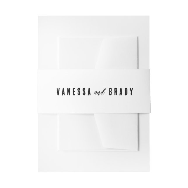 Simple Modern Minimalist Belly Band (Front Example)