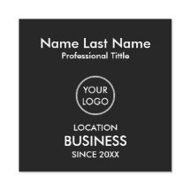 Simple Modern Minimalist Business Logo Black