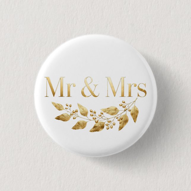 Simple Modern Minimalist Button (Front)