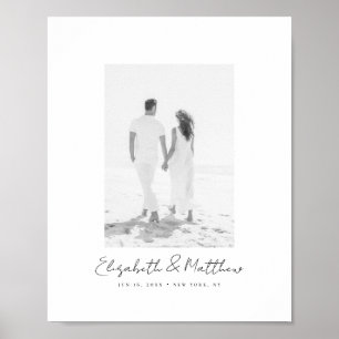 Simple Modern Minimalist Chic Photo Alternative Poster