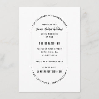 Simple Modern Minimalist Detail Card
