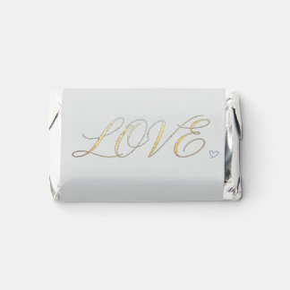 Simple Modern Minimalist LOVE Candy Wrapper Hershey's Miniatures