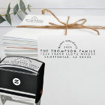 Simple Modern Minimalist Return Address Christmas Self-inking Stamp<br><div class="desc">Introducing our Simple Modern Minimalist Return Address Christmas Self-Inking Stamp, a convenient and stylish way to add a personalized touch to your holiday correspondence. This self-inking stamp is designed with a modern and minimalist approach, creating a clean and simple addition to your festive stationery. Featuring a sleek and timeless design,...</div>