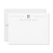 Simple Modern Monogram Couple Stationery