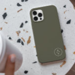 Simple Modern Monogram Name Case-Mate iPhone Case<br><div class="desc">This phone case features a simple modern monogram. Click the edit button to customize this design.</div>