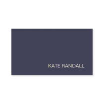 Simple Modern Navy Blue Professional Business Card Simple Modern Navy Blue Professional Business Card
