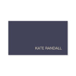 Simple Modern Navy Blue Professional Business Card Simple Modern Navy Blue Professional Business Card