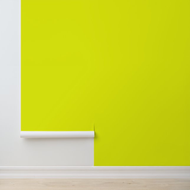 Simple Modern Neon Fluorescent Yellow Wallpaper (Application)